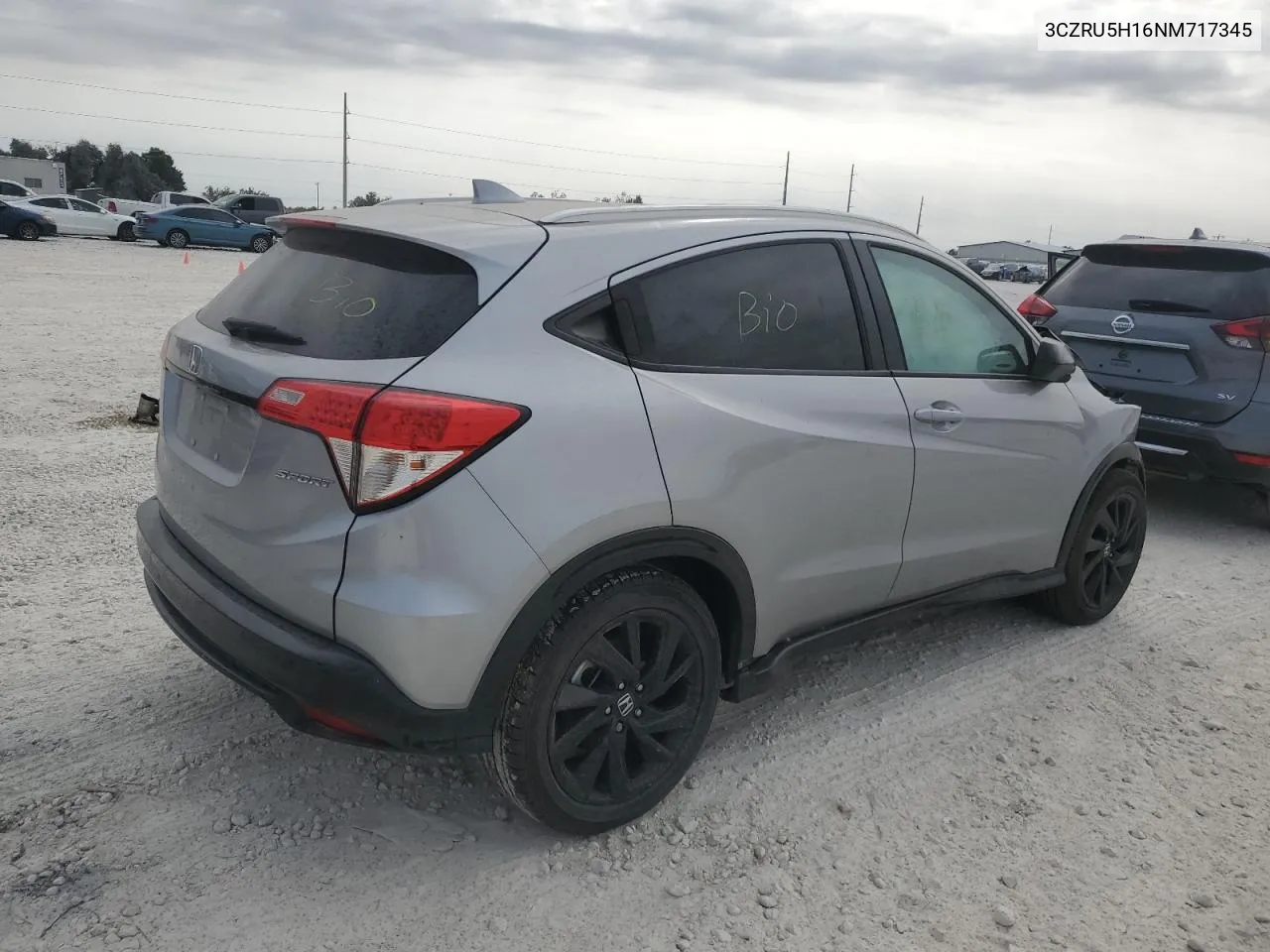 2022 Honda Hr-V Sport VIN: 3CZRU5H16NM717345 Lot: 76060064