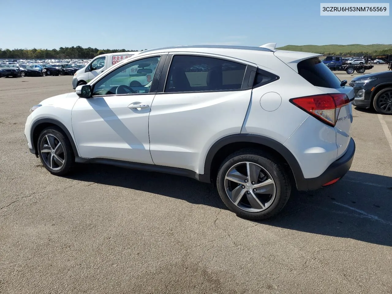 2022 Honda Hr-V Ex VIN: 3CZRU6H53NM765569 Lot: 76391624