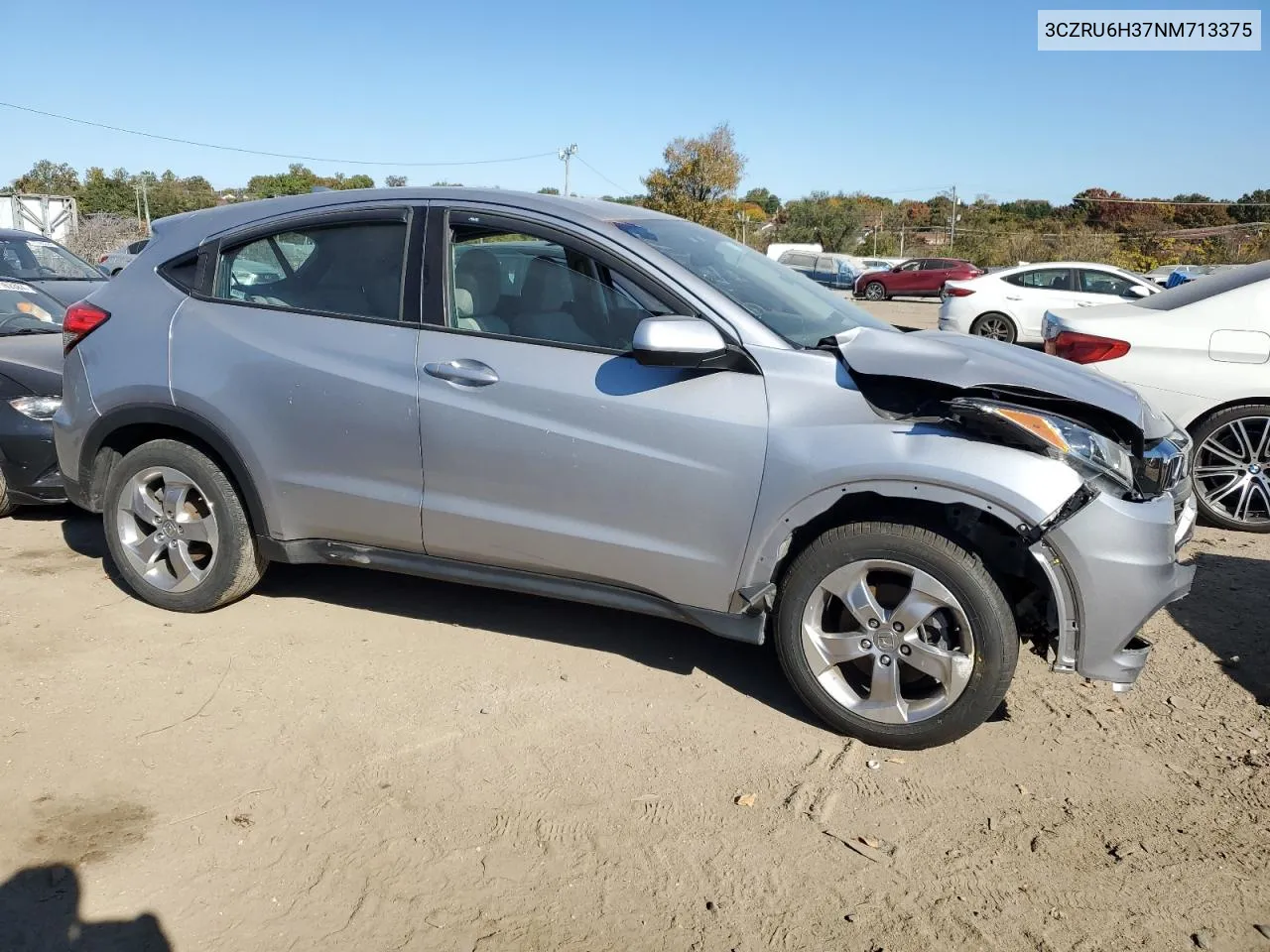 2022 Honda Hr-V Lx VIN: 3CZRU6H37NM713375 Lot: 76532894