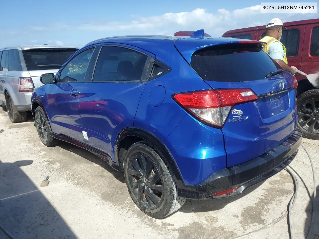 2022 Honda Hr-V Sport VIN: 3CZRU5H13NM745281 Lot: 76913984