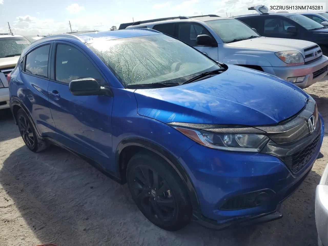 2022 Honda Hr-V Sport VIN: 3CZRU5H13NM745281 Lot: 76913984