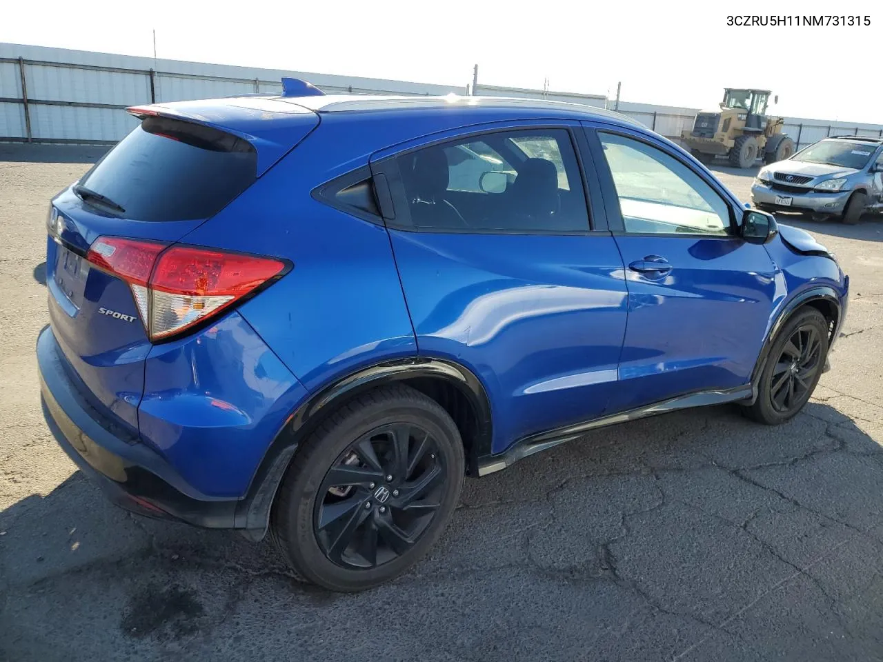 2022 Honda Hr-V Sport VIN: 3CZRU5H11NM731315 Lot: 76934244