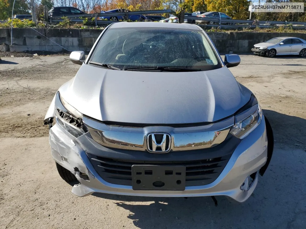 2022 Honda Hr-V Lx VIN: 3CZRU6H37NM715871 Lot: 77091704