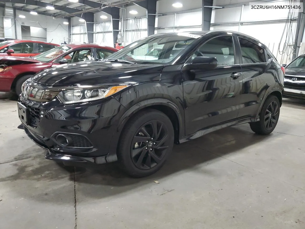 2022 Honda Hr-V Sport VIN: 3CZRU6H16NM751436 Lot: 77113024