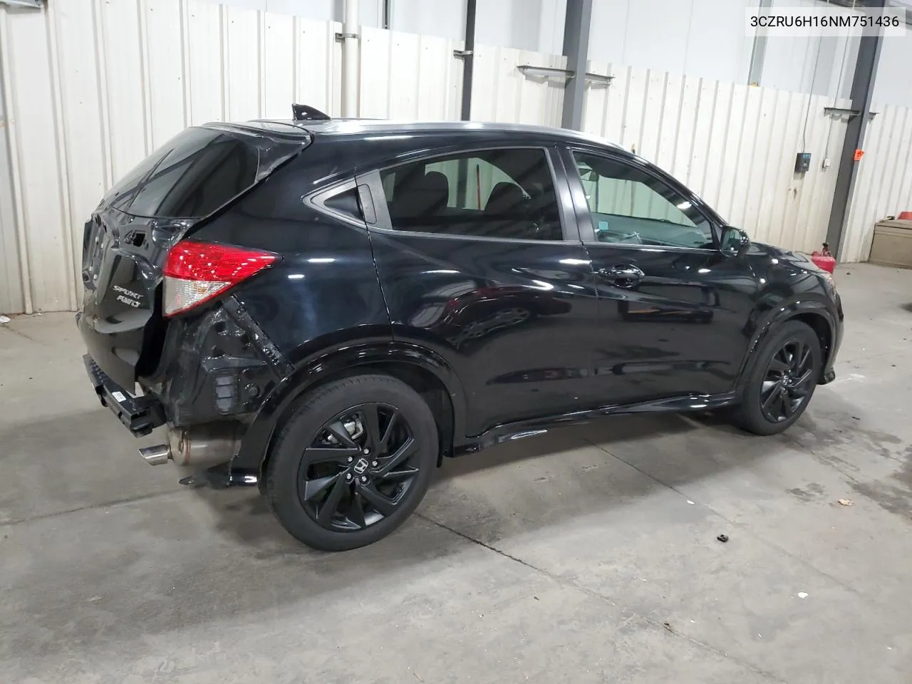 2022 Honda Hr-V Sport VIN: 3CZRU6H16NM751436 Lot: 77113024