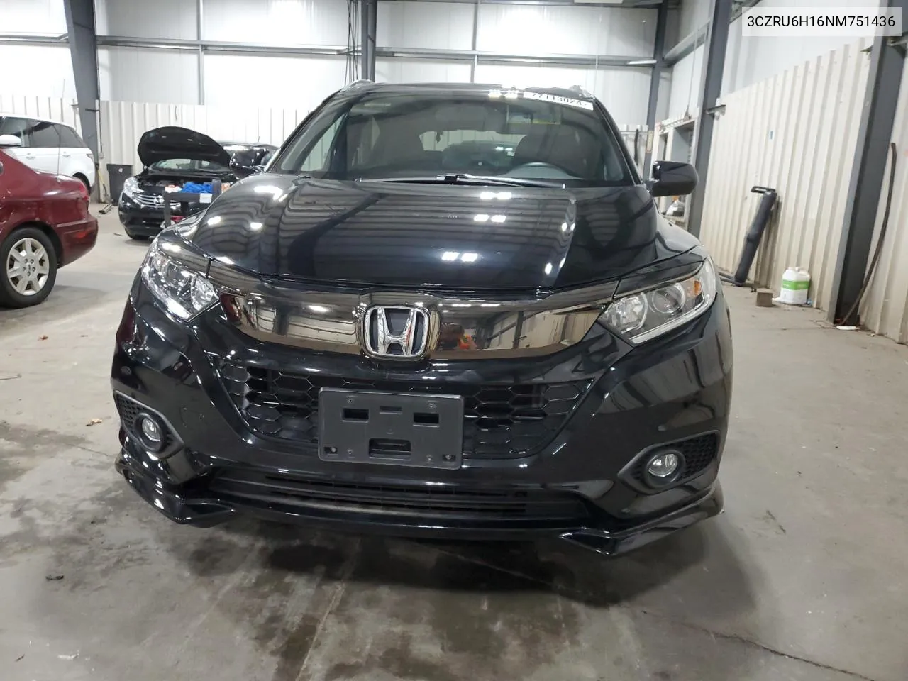 2022 Honda Hr-V Sport VIN: 3CZRU6H16NM751436 Lot: 77113024