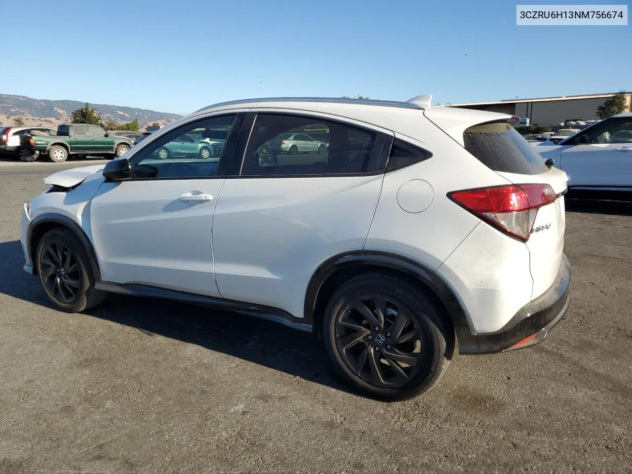 2022 Honda Hr-V Sport VIN: 3CZRU6H13NM756674 Lot: 77280914