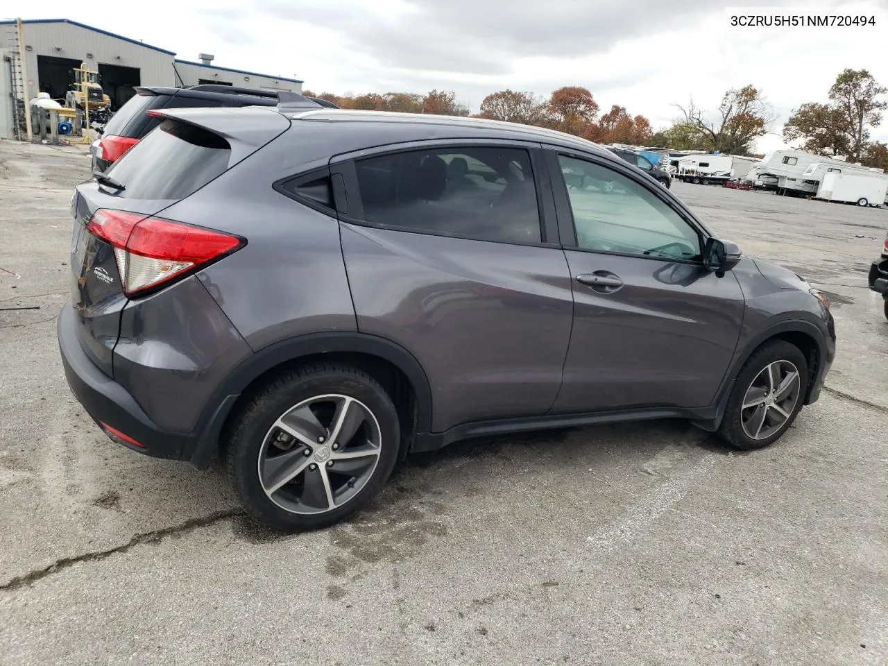 2022 Honda Hr-V Ex VIN: 3CZRU5H51NM720494 Lot: 77337904