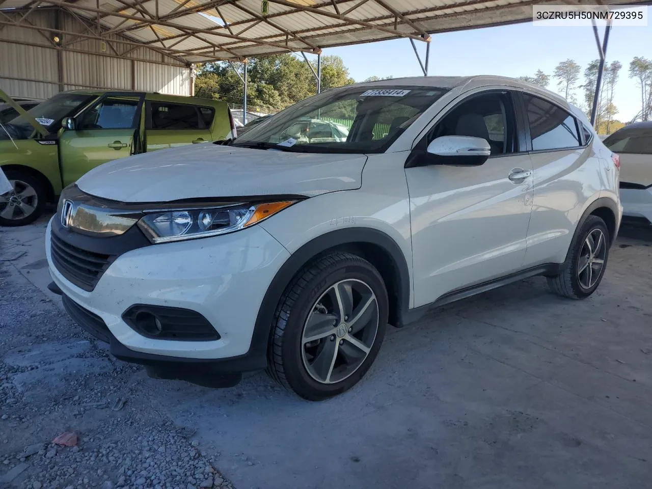 2022 Honda Hr-V Ex VIN: 3CZRU5H50NM729395 Lot: 77338414