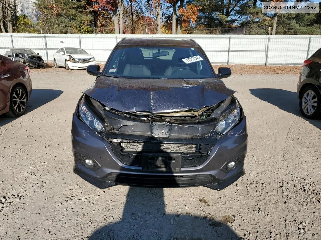 2022 Honda Hr-V Sport VIN: 3CZRU6H14NM712392 Lot: 77357244