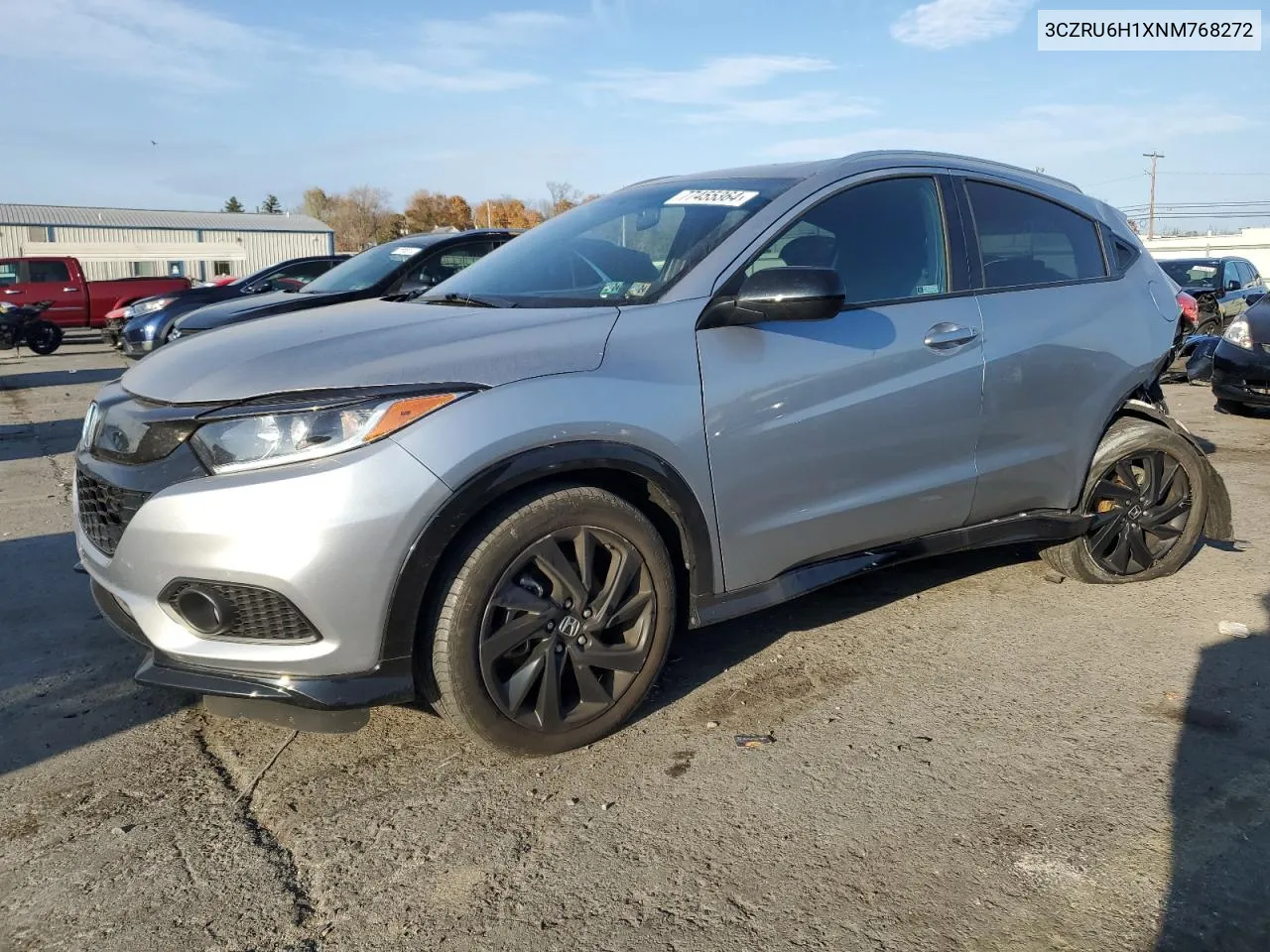 2022 Honda Hr-V Sport VIN: 3CZRU6H1XNM768272 Lot: 77455364