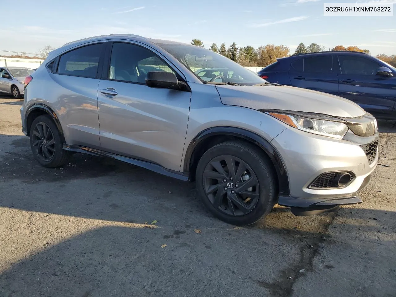 2022 Honda Hr-V Sport VIN: 3CZRU6H1XNM768272 Lot: 77455364