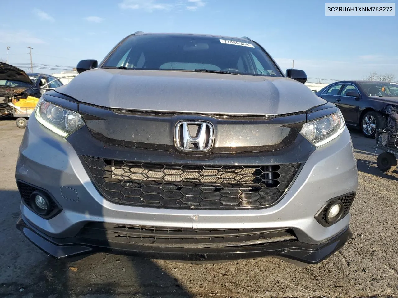 2022 Honda Hr-V Sport VIN: 3CZRU6H1XNM768272 Lot: 77455364