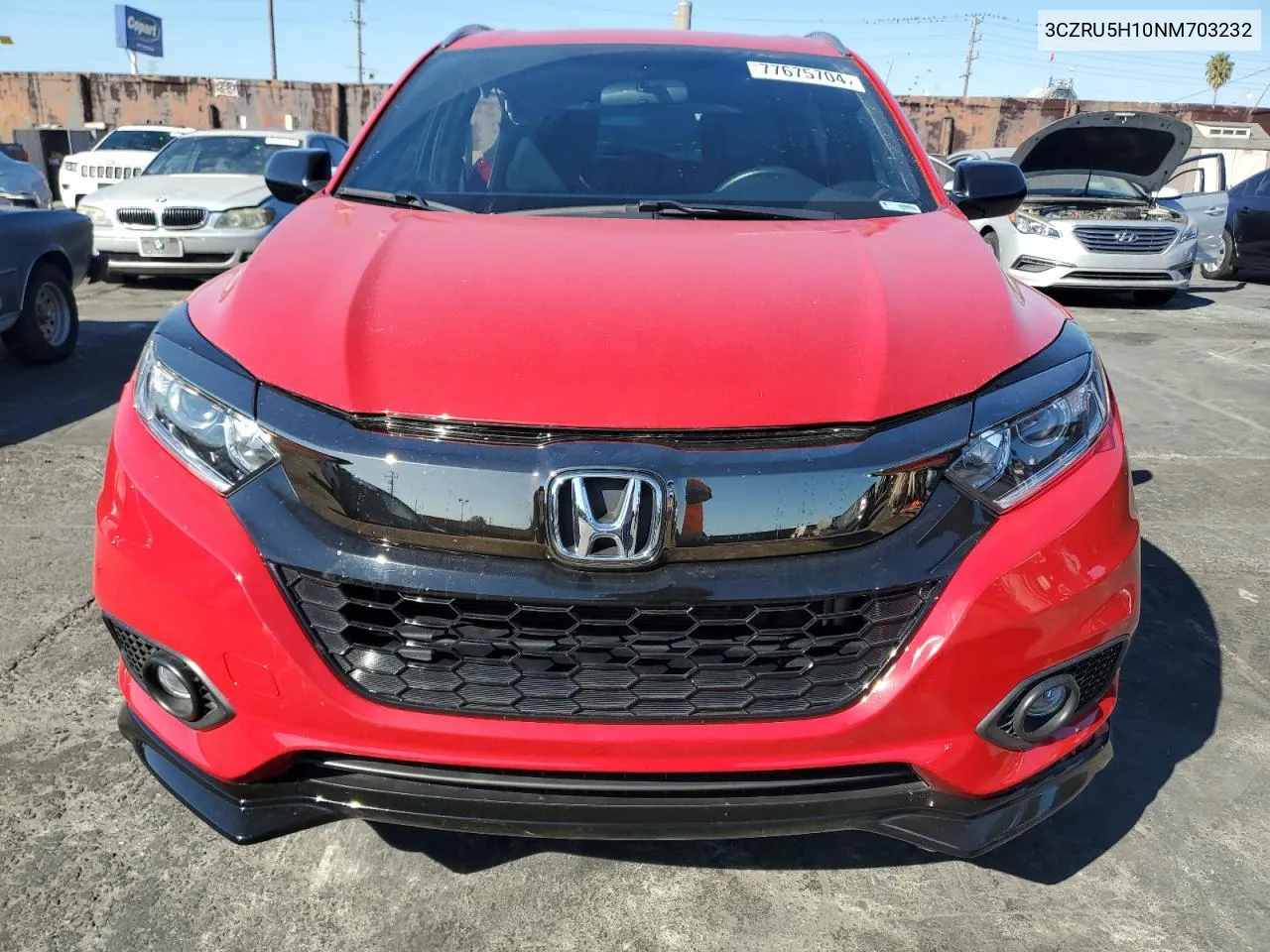 2022 Honda Hr-V Sport VIN: 3CZRU5H10NM703232 Lot: 77675704