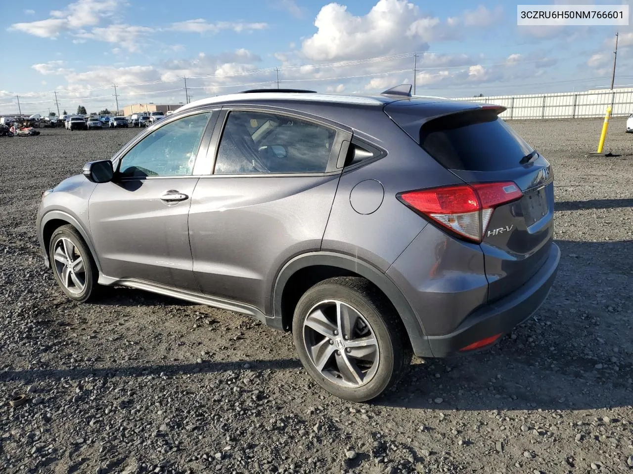 2022 Honda Hr-V Ex VIN: 3CZRU6H50NM766601 Lot: 77685414