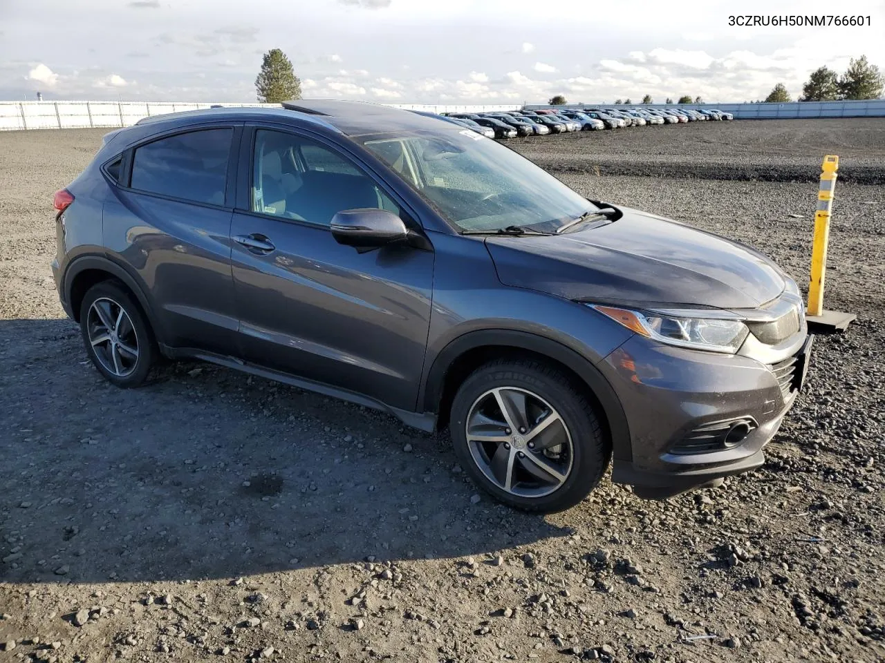 2022 Honda Hr-V Ex VIN: 3CZRU6H50NM766601 Lot: 77685414