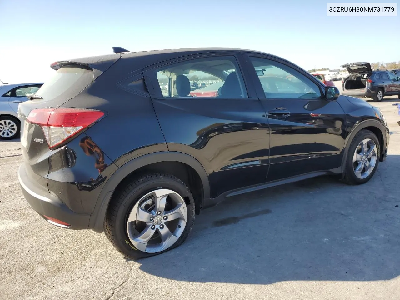 2022 Honda Hr-V Lx VIN: 3CZRU6H30NM731779 Lot: 77712244