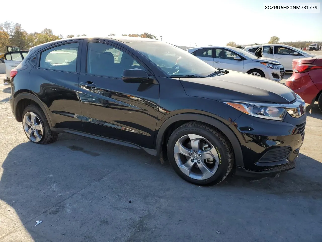 2022 Honda Hr-V Lx VIN: 3CZRU6H30NM731779 Lot: 77712244