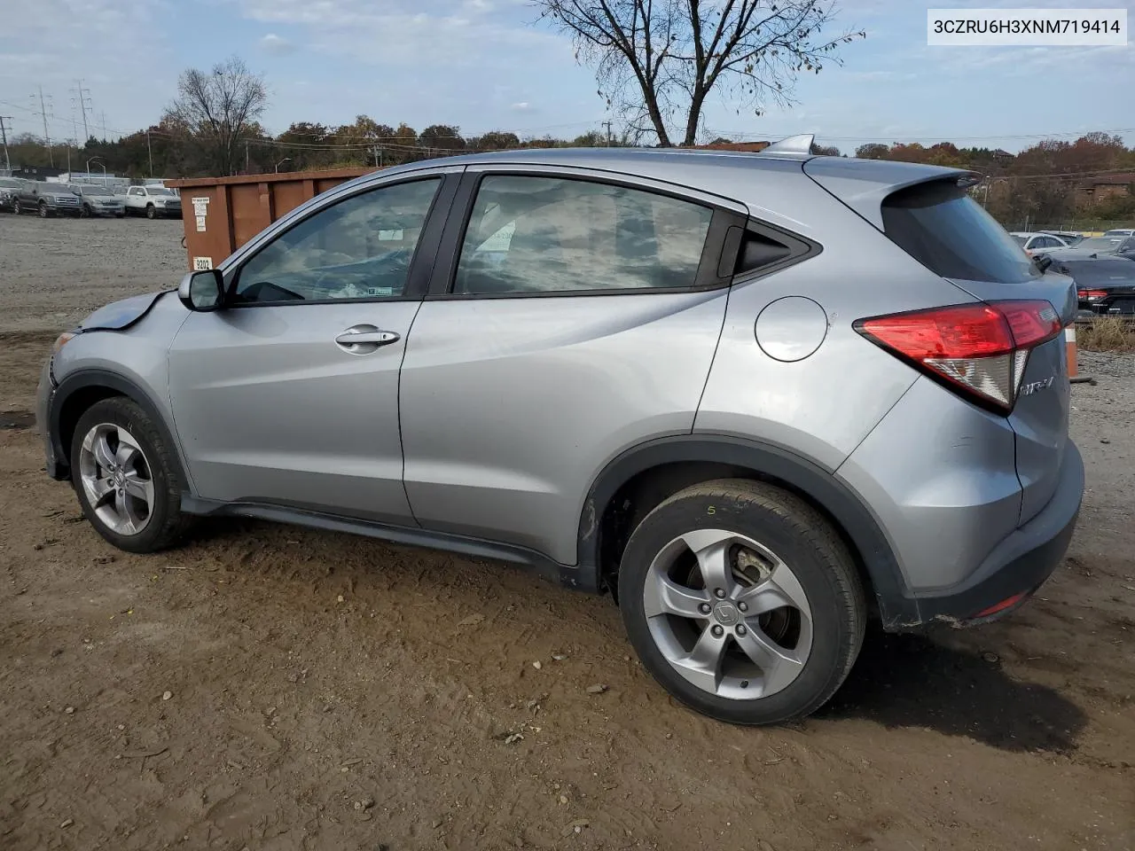 2022 Honda Hr-V Lx VIN: 3CZRU6H3XNM719414 Lot: 78648204