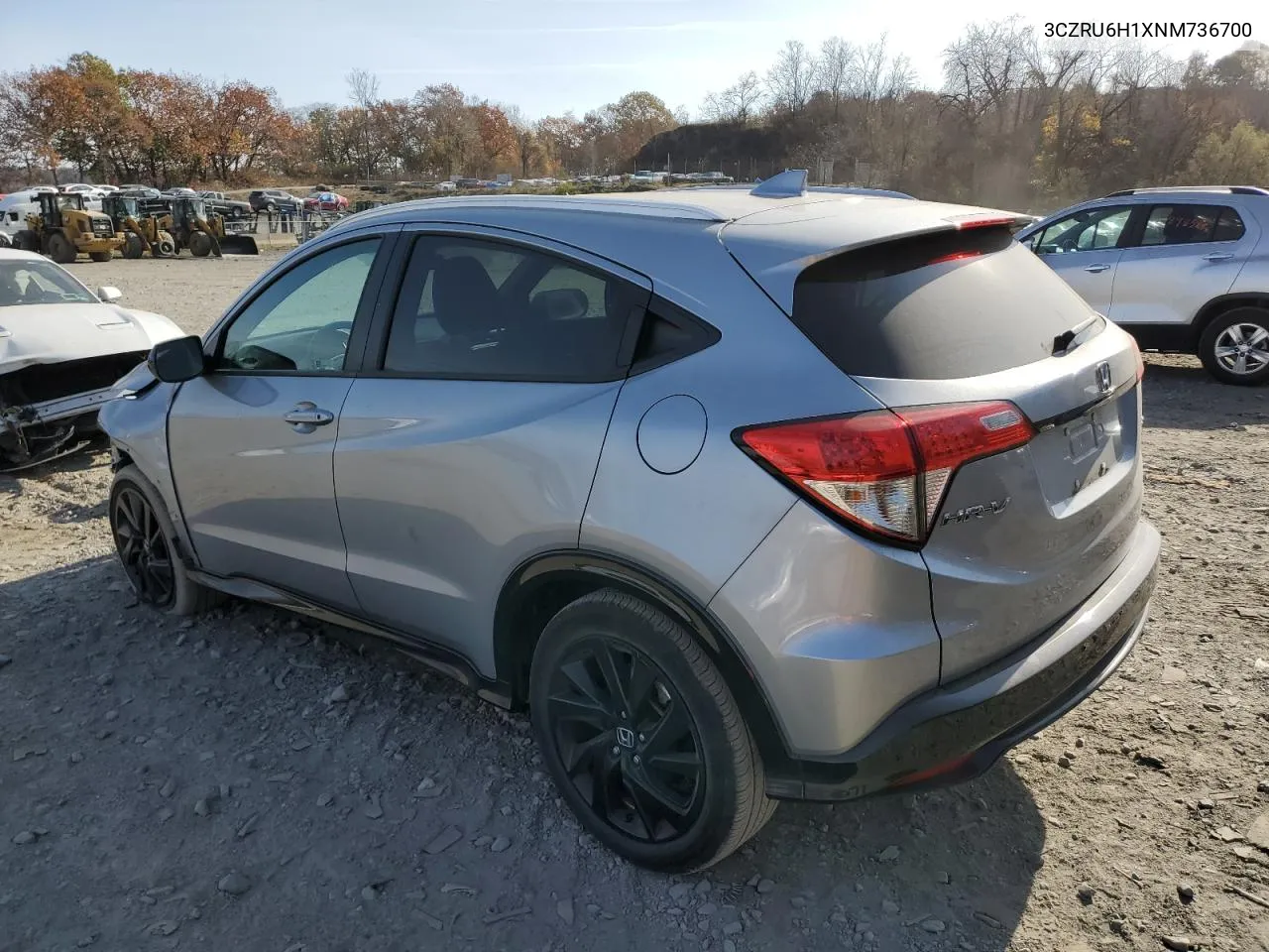 2022 Honda Hr-V Sport VIN: 3CZRU6H1XNM736700 Lot: 79094924