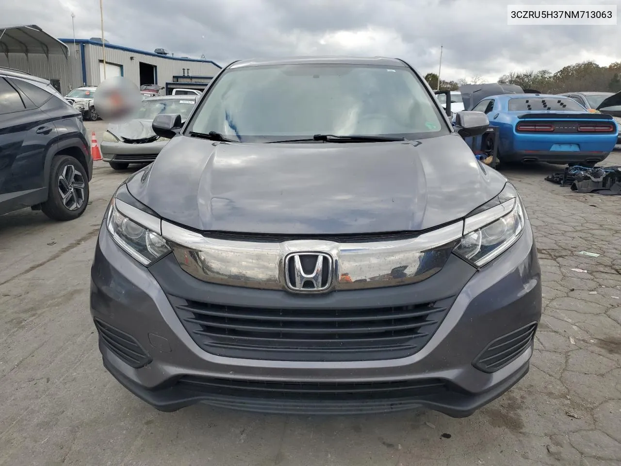 2022 Honda Hr-V Lx VIN: 3CZRU5H37NM713063 Lot: 79343754