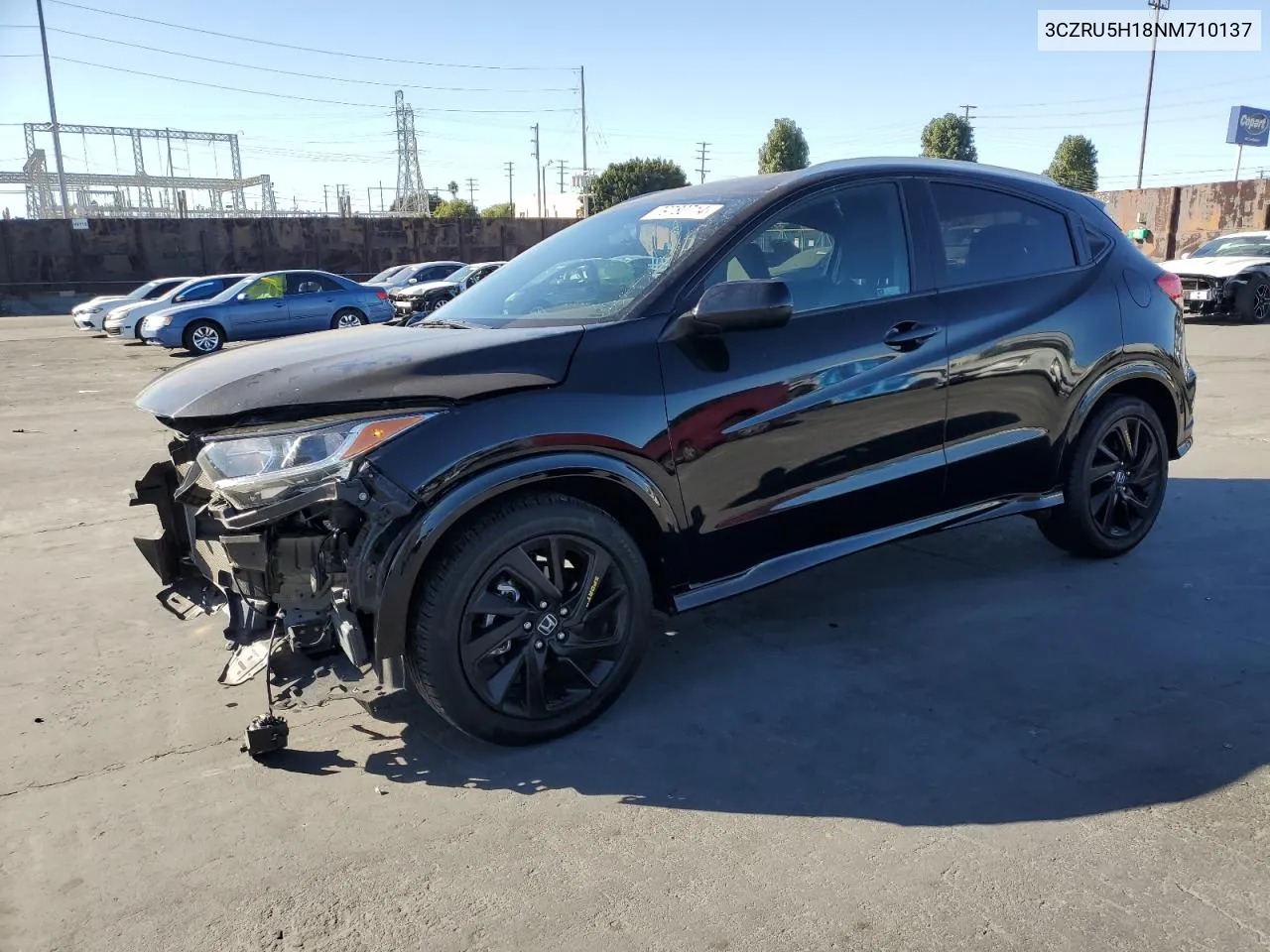 2022 Honda Hr-V Sport VIN: 3CZRU5H18NM710137 Lot: 79780714