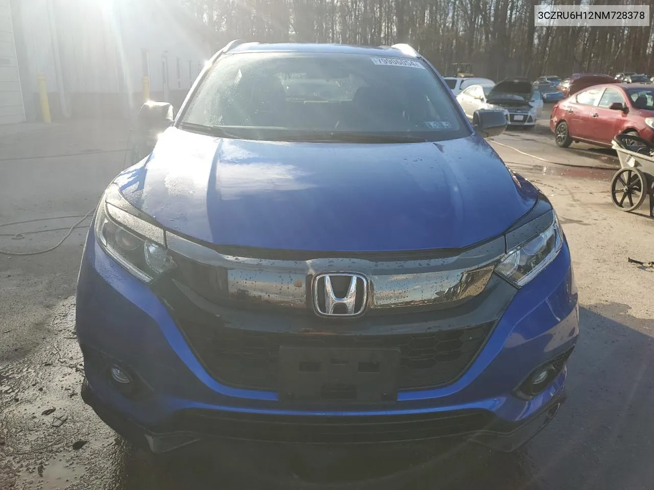 2022 Honda Hr-V Sport VIN: 3CZRU6H12NM728378 Lot: 79906054