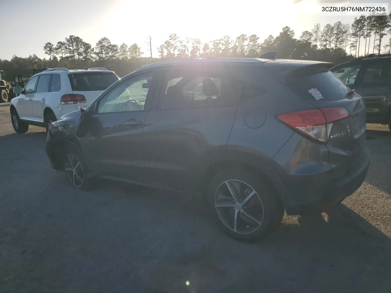 2022 Honda Hr-V Exl VIN: 3CZRU5H76NM722436 Lot: 80439614