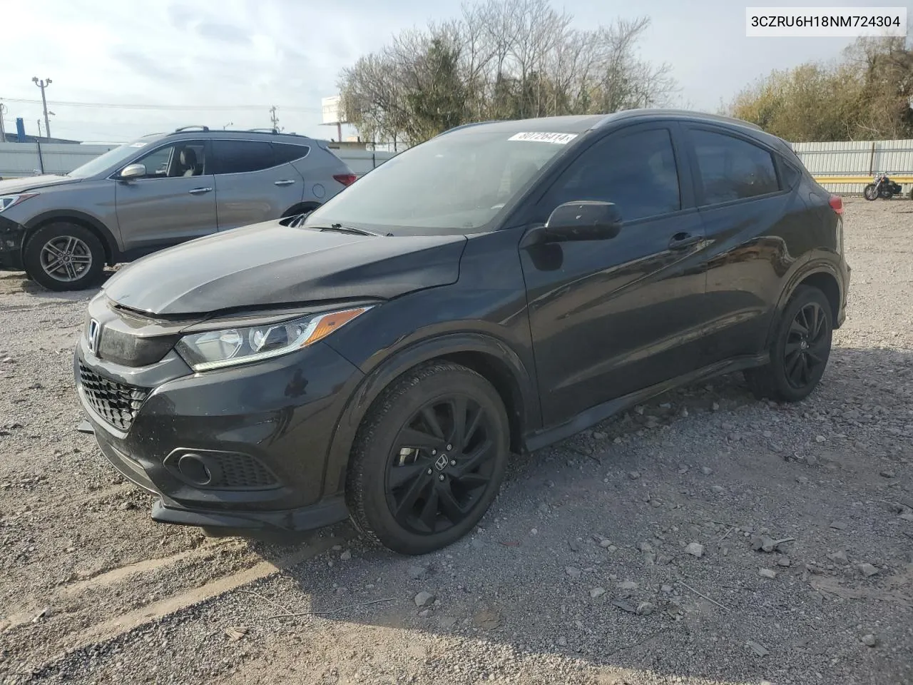 2022 Honda Hr-V Sport VIN: 3CZRU6H18NM724304 Lot: 80726414