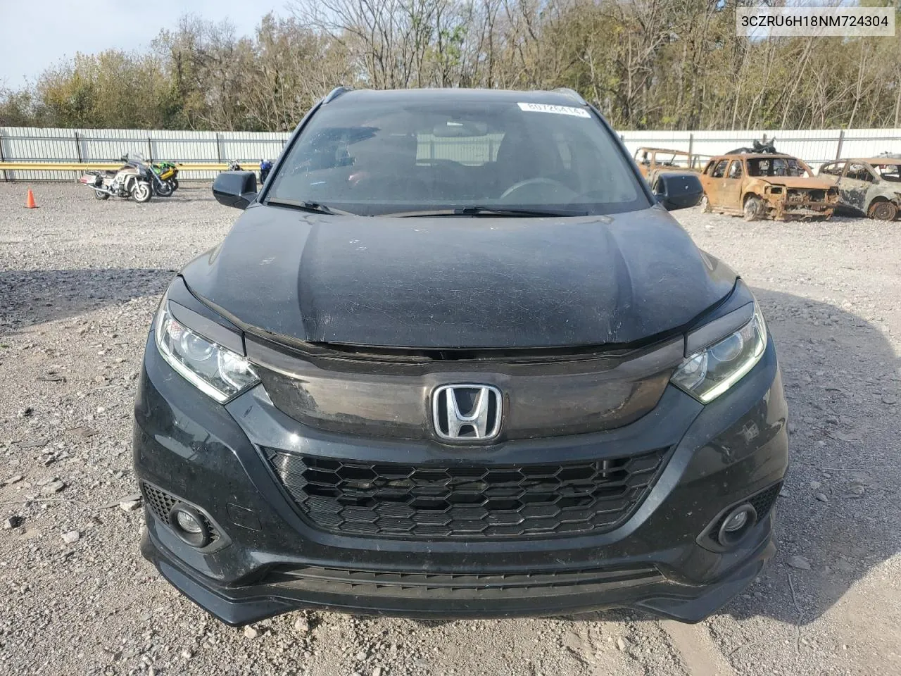 2022 Honda Hr-V Sport VIN: 3CZRU6H18NM724304 Lot: 80726414