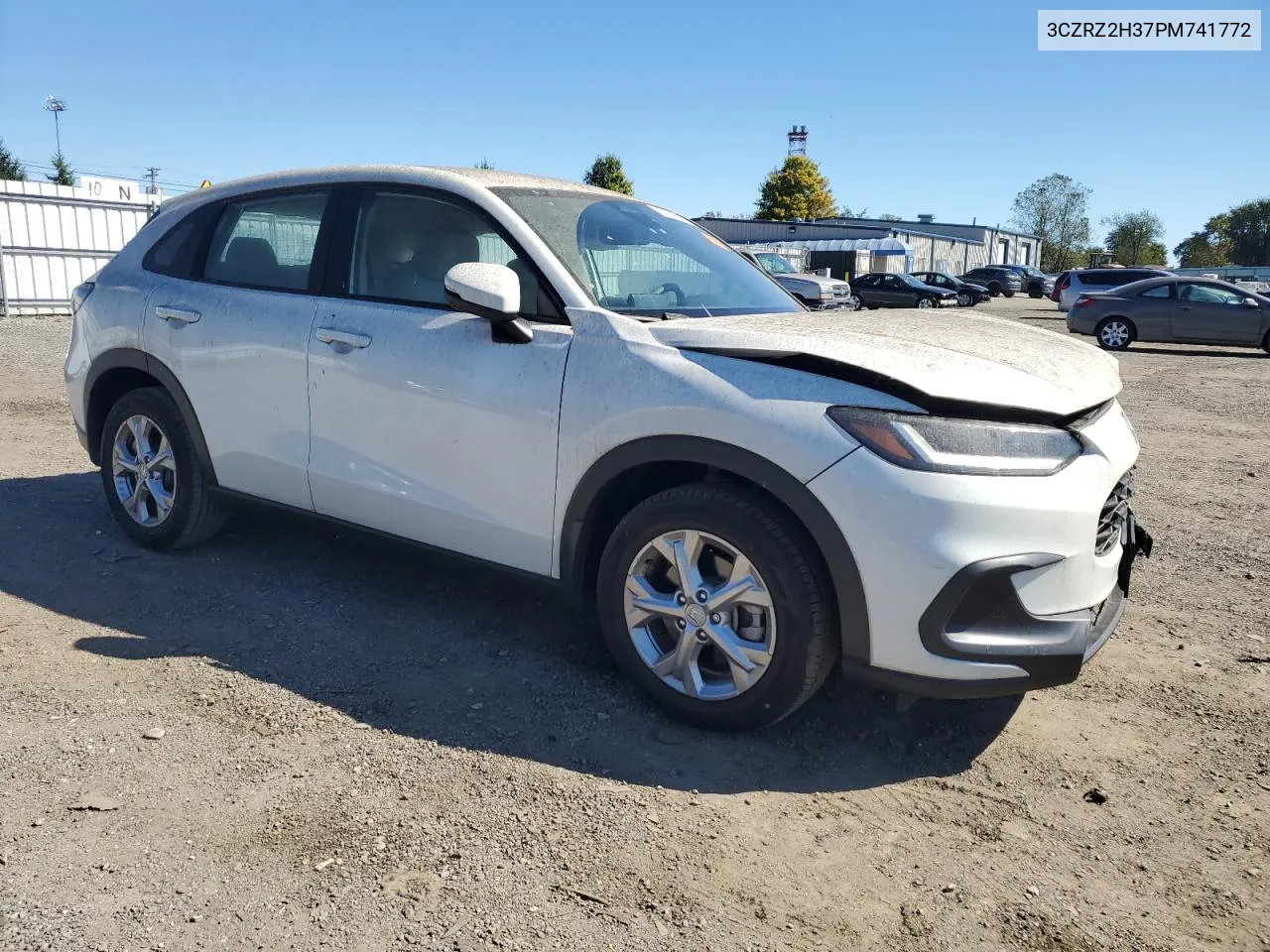 2023 Honda Hr-V Lx VIN: 3CZRZ2H37PM741772 Lot: 75260994