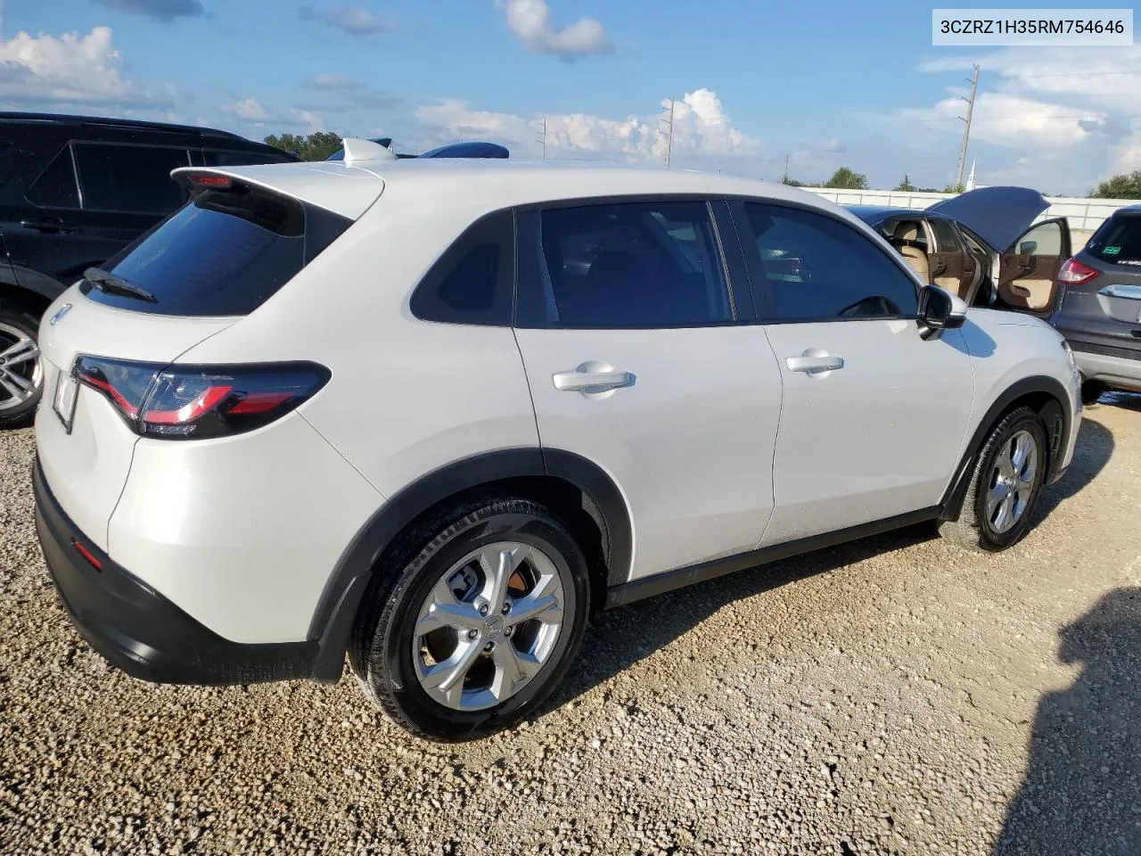 2024 Honda Hr-V Lx VIN: 3CZRZ1H35RM754646 Lot: 73829884