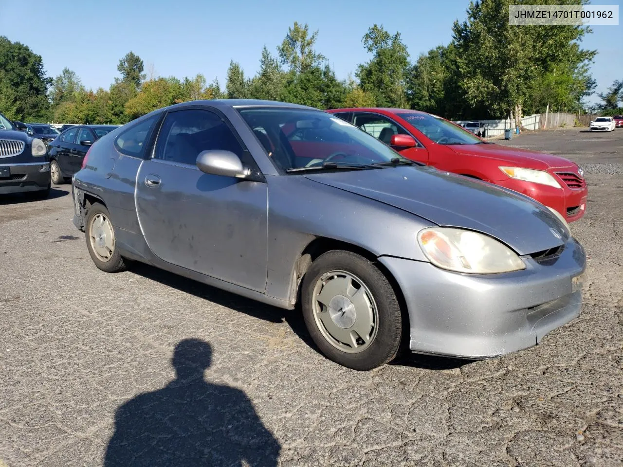 2001 Honda Insight VIN: JHMZE14701T001962 Lot: 71684234