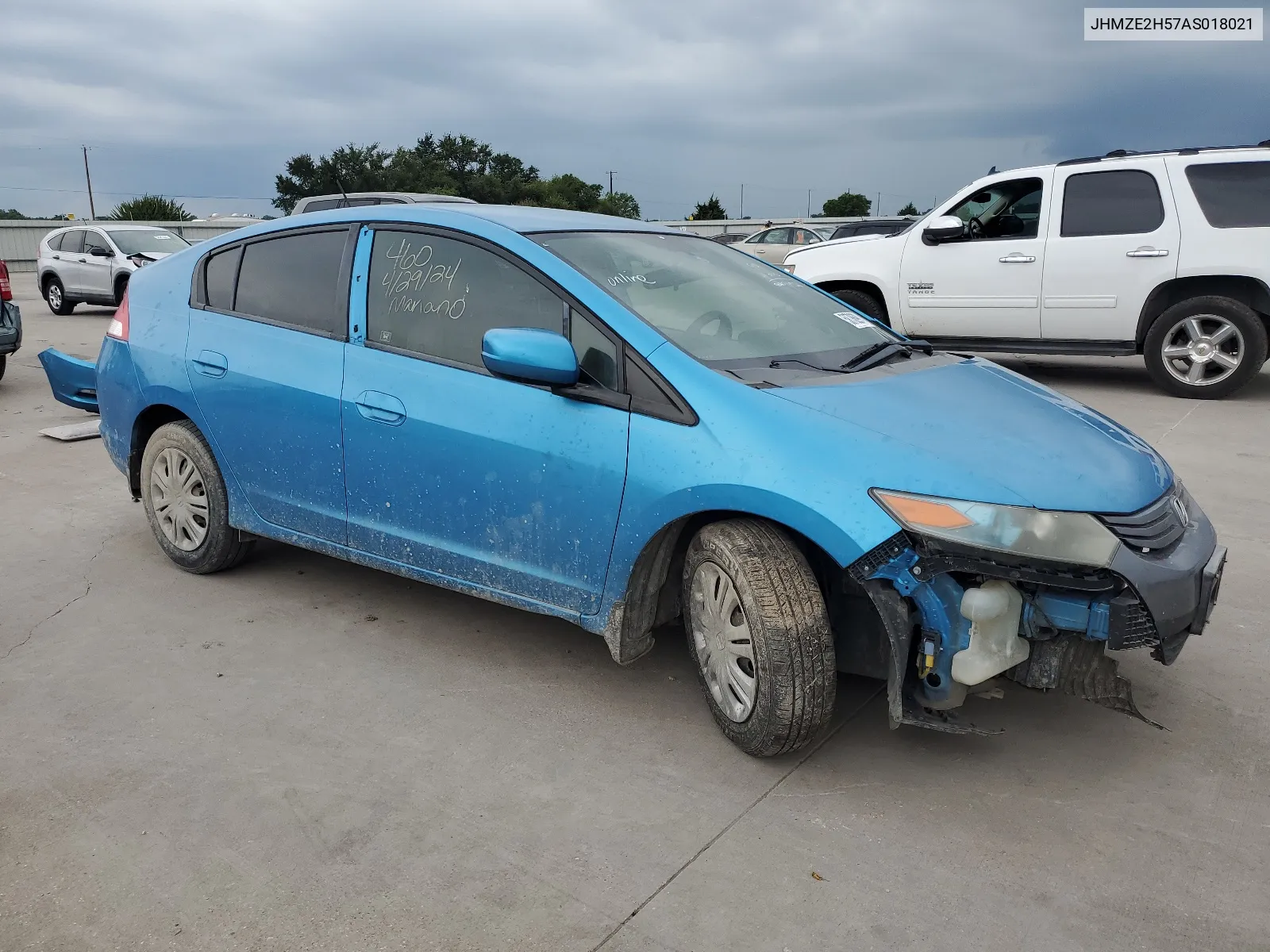 2010 Honda Insight Lx VIN: JHMZE2H57AS018021 Lot: 58786994