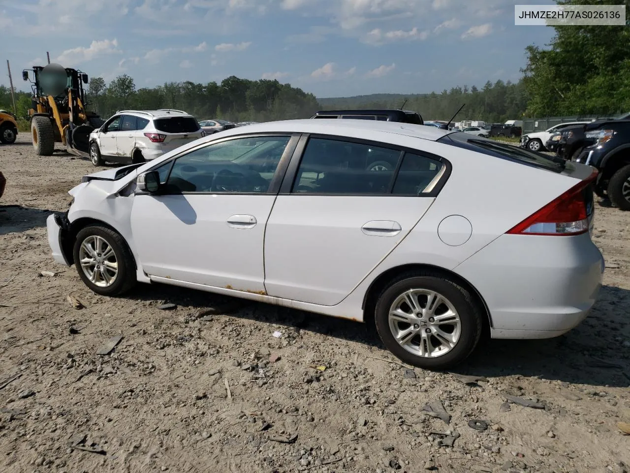 2010 Honda Insight Ex VIN: JHMZE2H77AS026136 Lot: 62879054