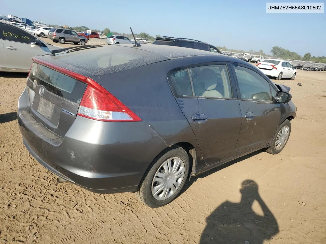 2010 Honda Insight Lx VIN: JHMZE2H55AS010502 Lot: 68756964