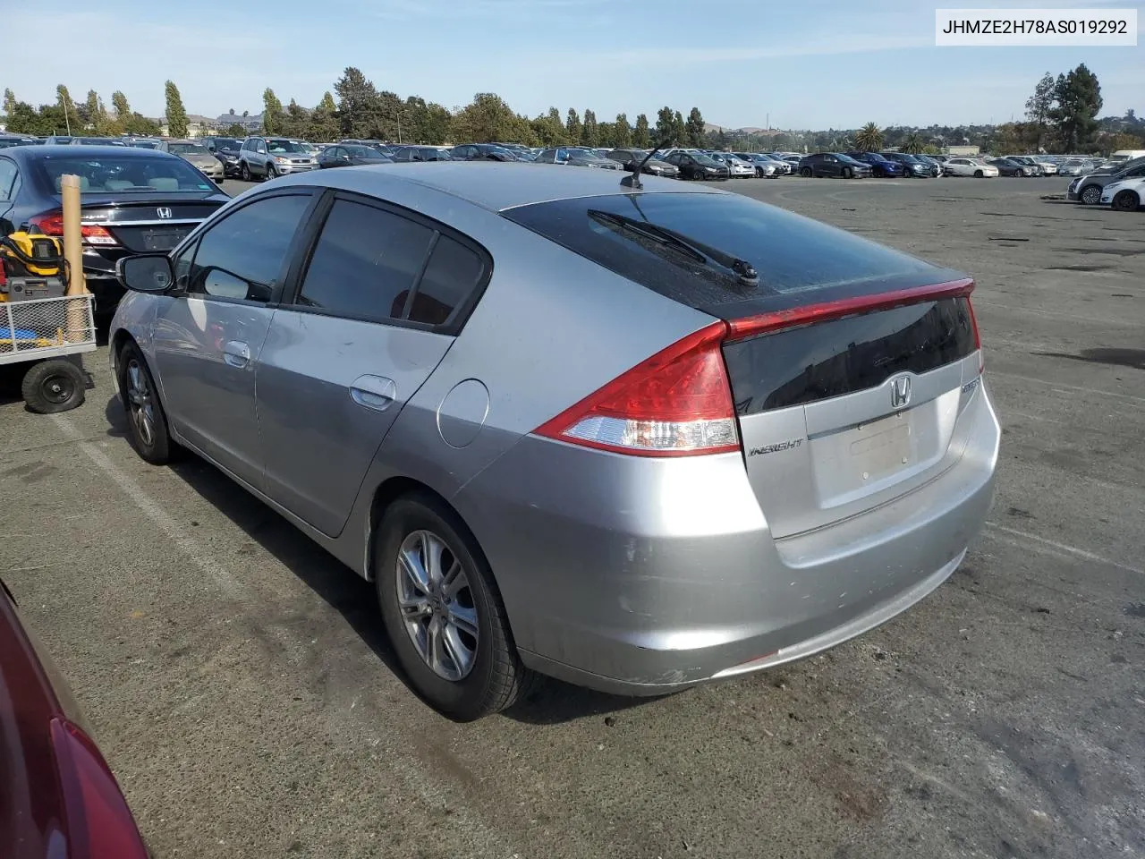 2010 Honda Insight Ex VIN: JHMZE2H78AS019292 Lot: 71830224