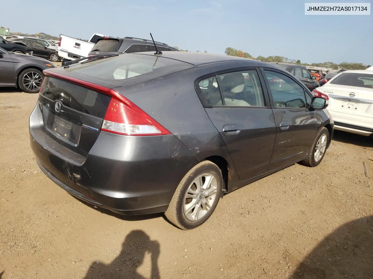 2010 Honda Insight Ex VIN: JHMZE2H72AS017134 Lot: 71866164