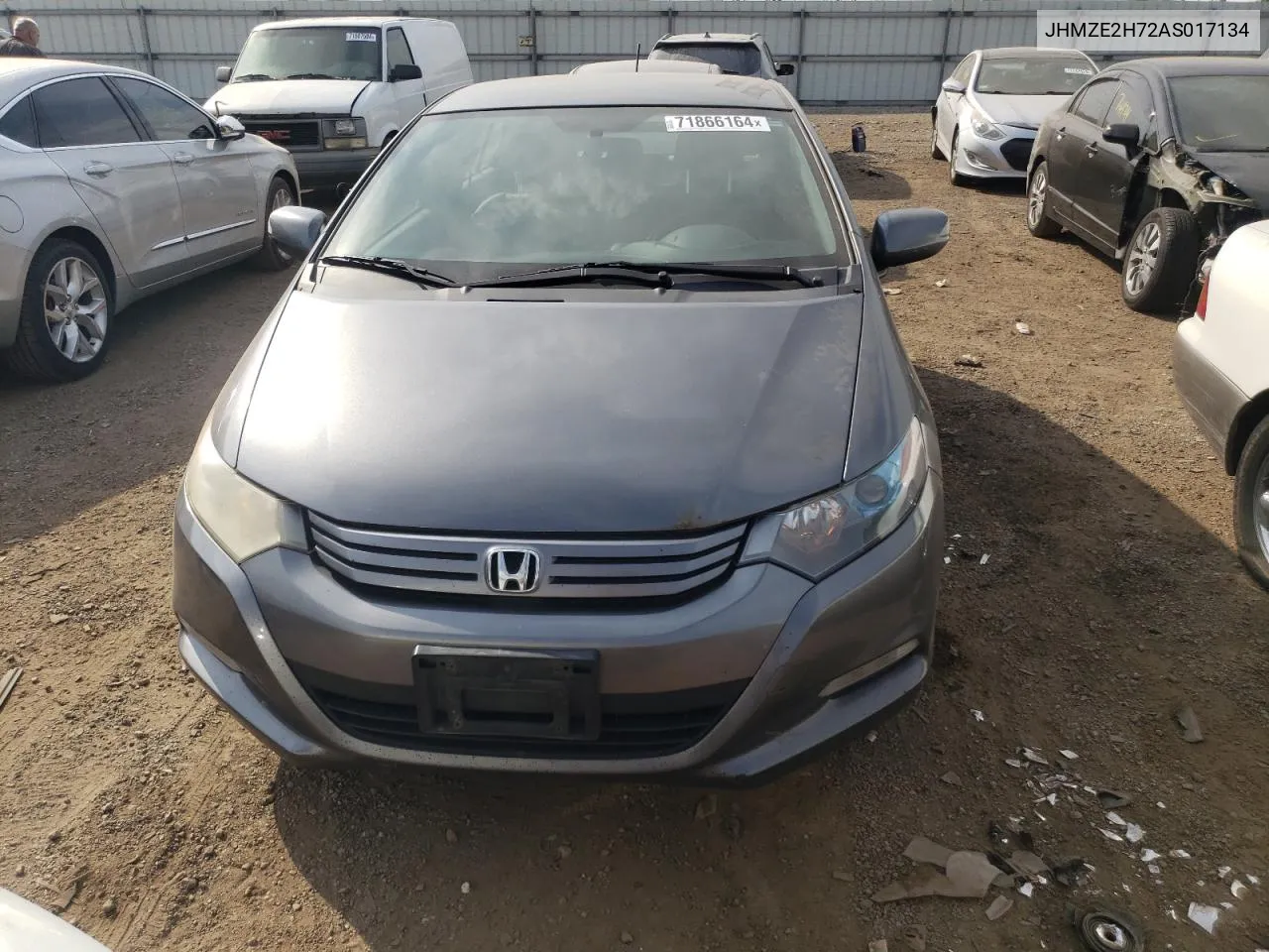 2010 Honda Insight Ex VIN: JHMZE2H72AS017134 Lot: 71866164