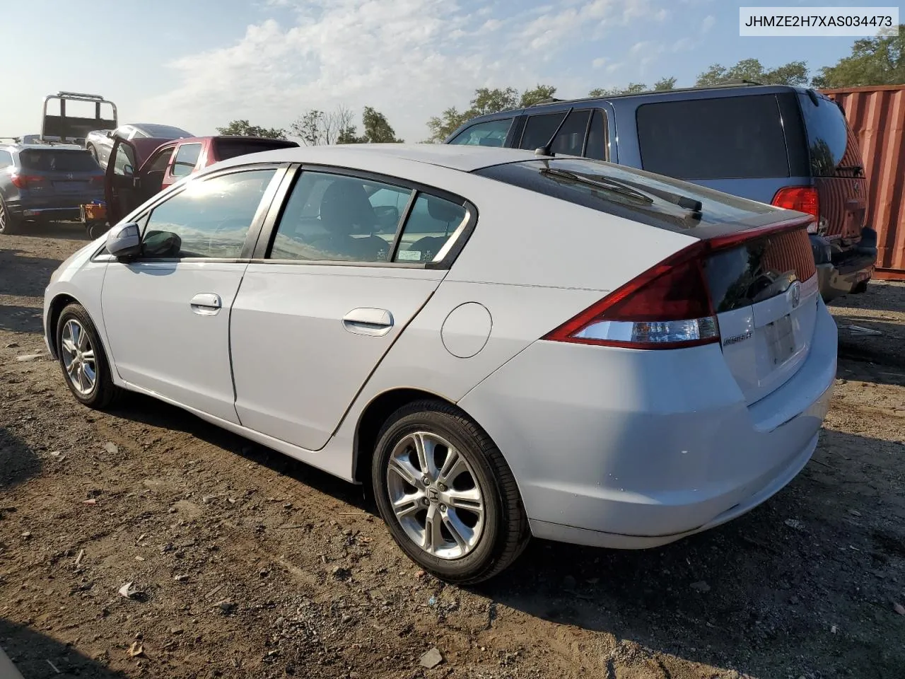 2010 Honda Insight Ex VIN: JHMZE2H7XAS034473 Lot: 71939264