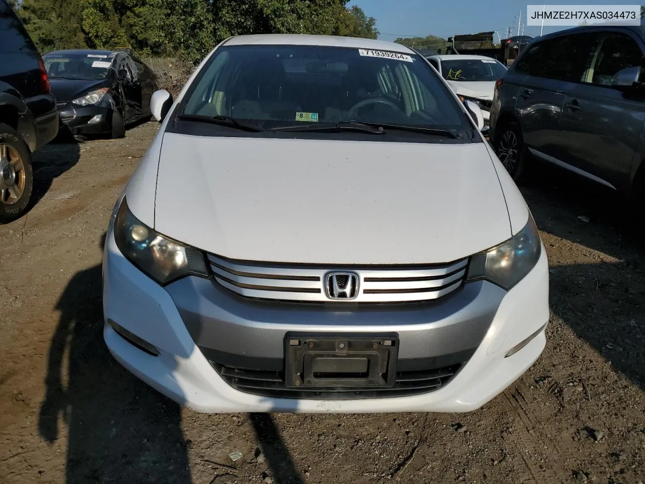 2010 Honda Insight Ex VIN: JHMZE2H7XAS034473 Lot: 71939264