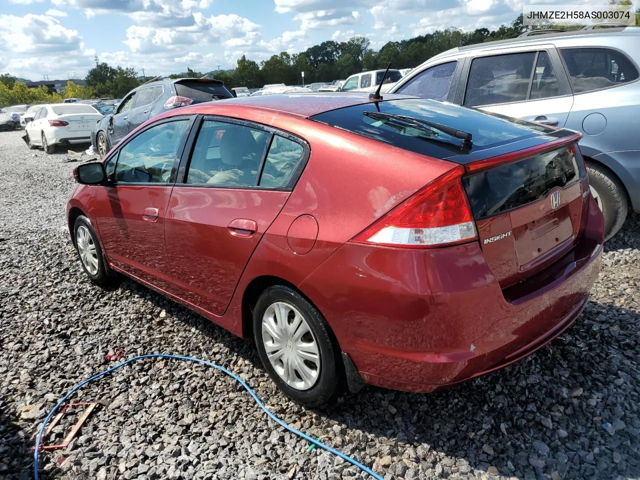 2010 Honda Insight Lx VIN: JHMZE2H58AS003074 Lot: 72338804