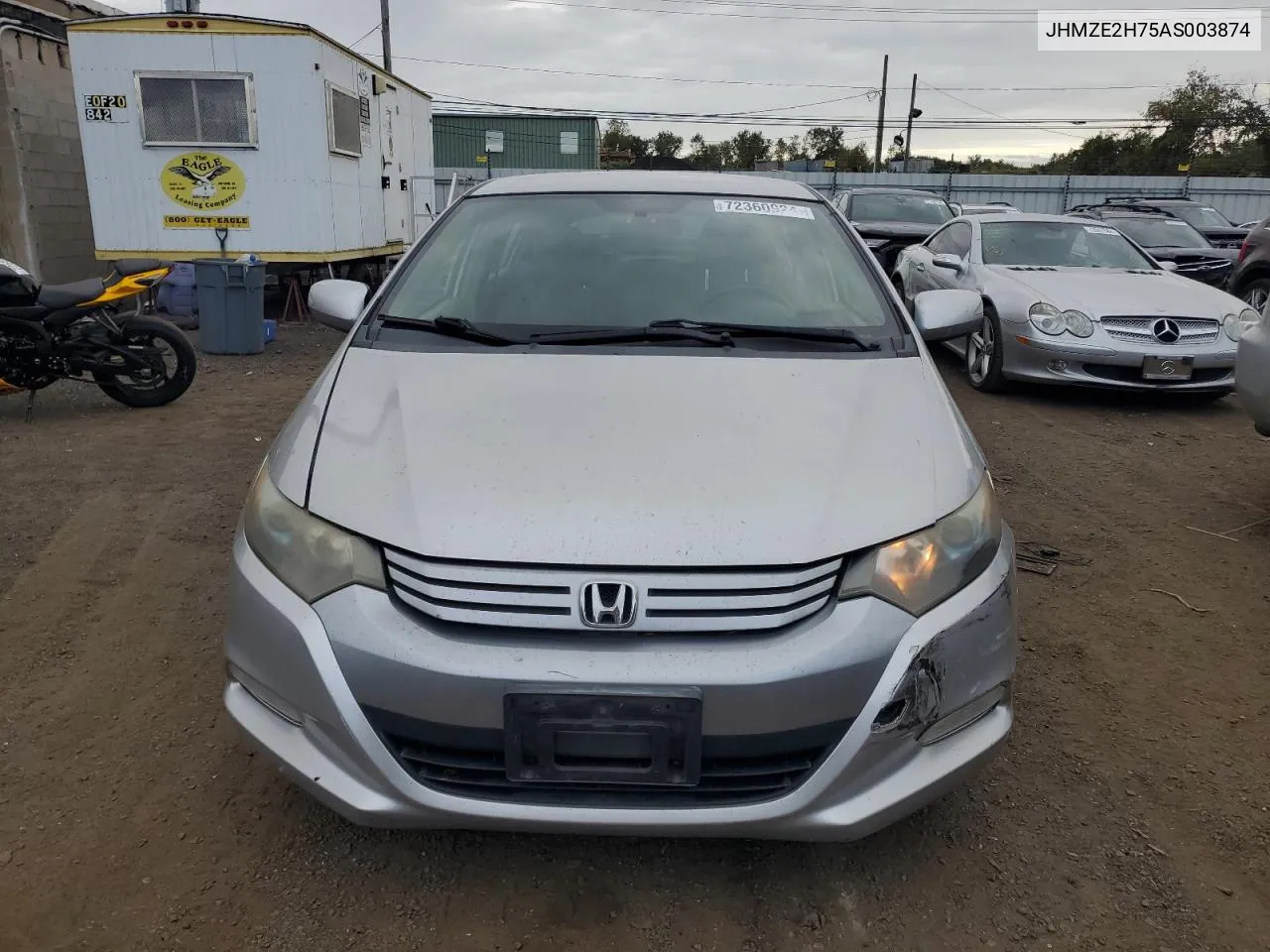 2010 Honda Insight Ex VIN: JHMZE2H75AS003874 Lot: 72360924