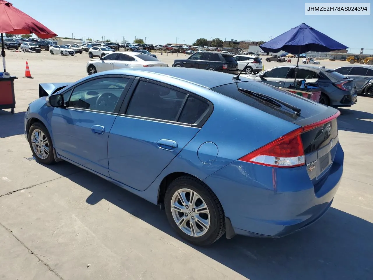 2010 Honda Insight Ex VIN: JHMZE2H78AS024394 Lot: 73800584