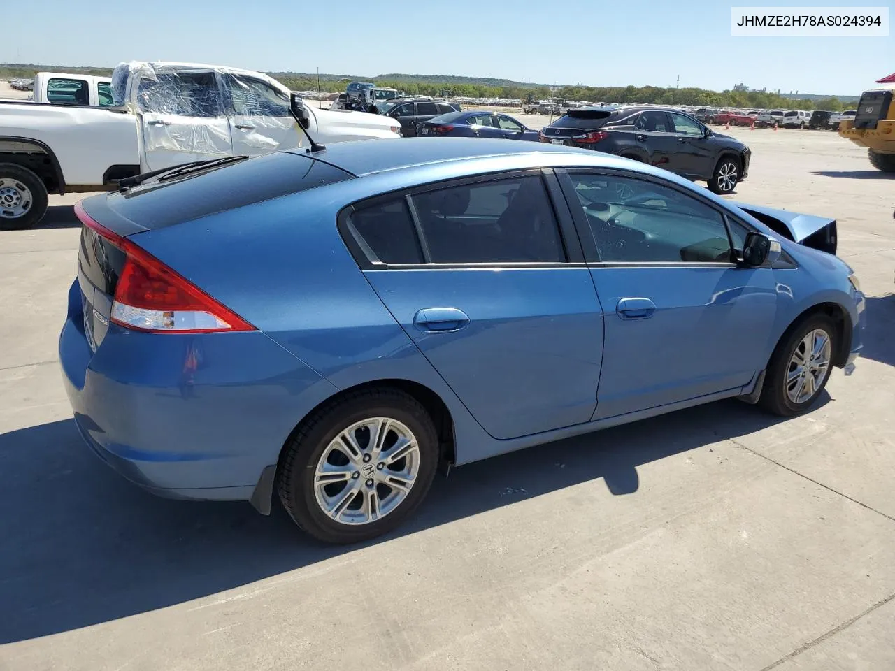 2010 Honda Insight Ex VIN: JHMZE2H78AS024394 Lot: 73800584