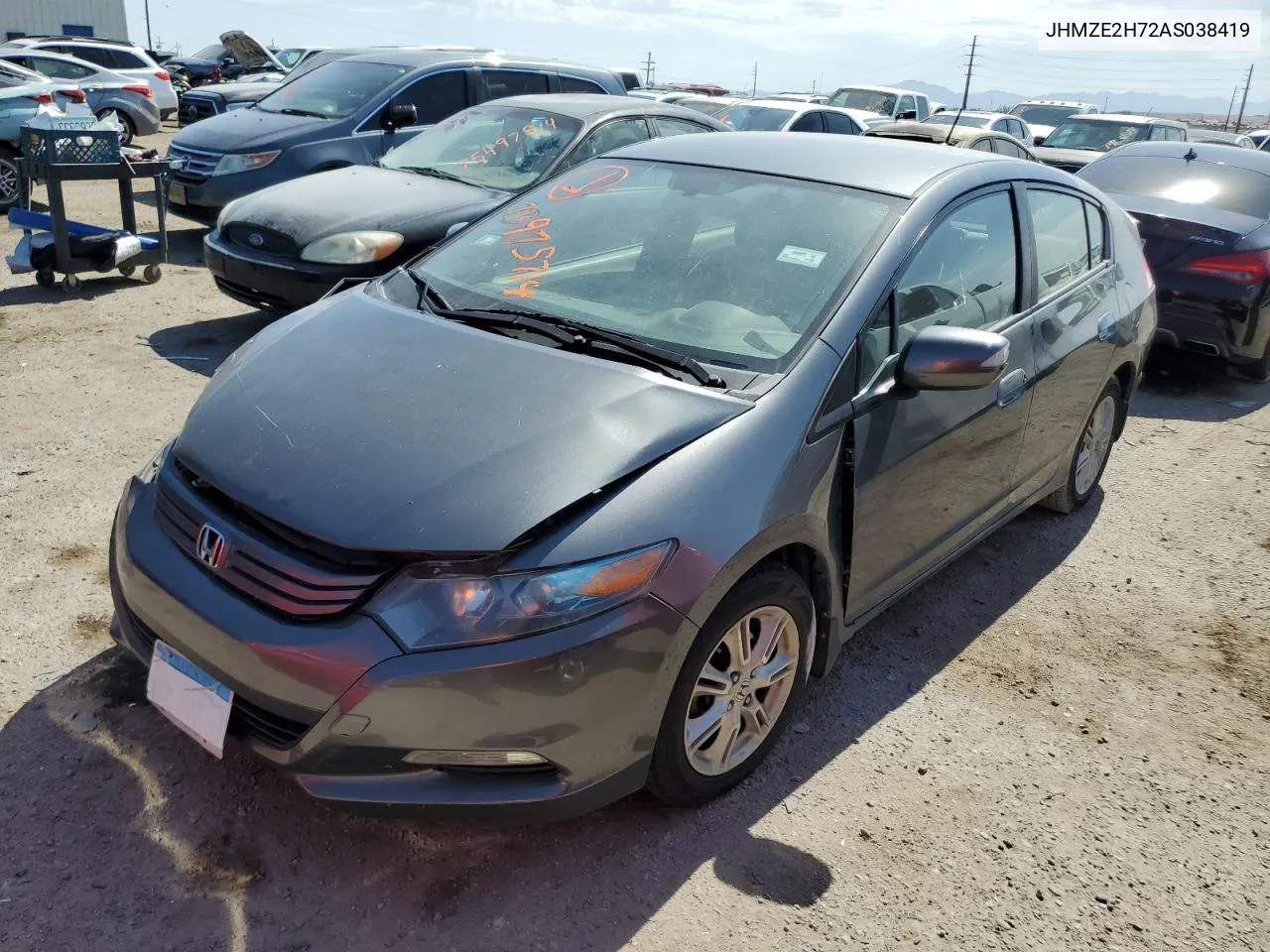 2010 Honda Insight Ex VIN: JHMZE2H72AS038419 Lot: 73975714