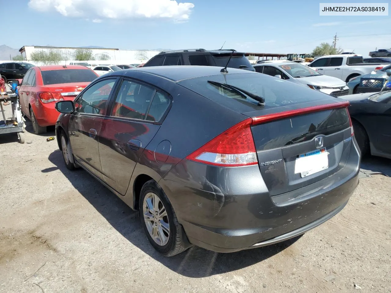 2010 Honda Insight Ex VIN: JHMZE2H72AS038419 Lot: 73975714