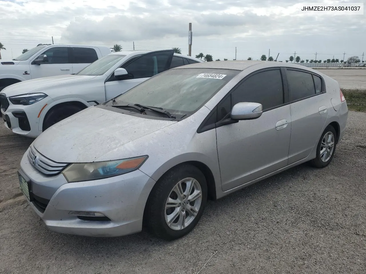 2010 Honda Insight Ex VIN: JHMZE2H73AS041037 Lot: 74684824