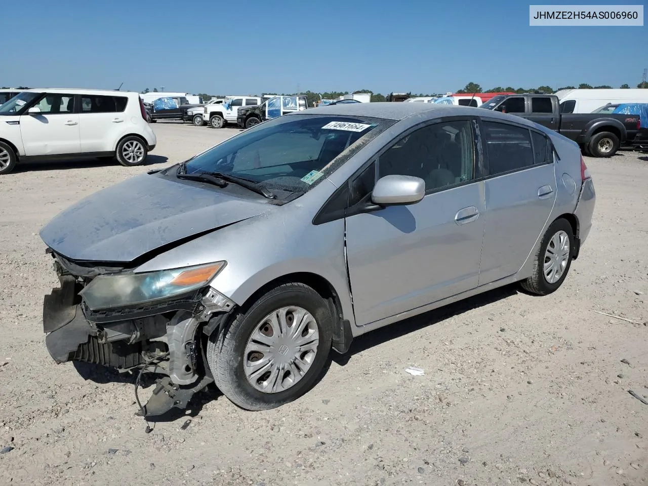 2010 Honda Insight Lx VIN: JHMZE2H54AS006960 Lot: 74961664