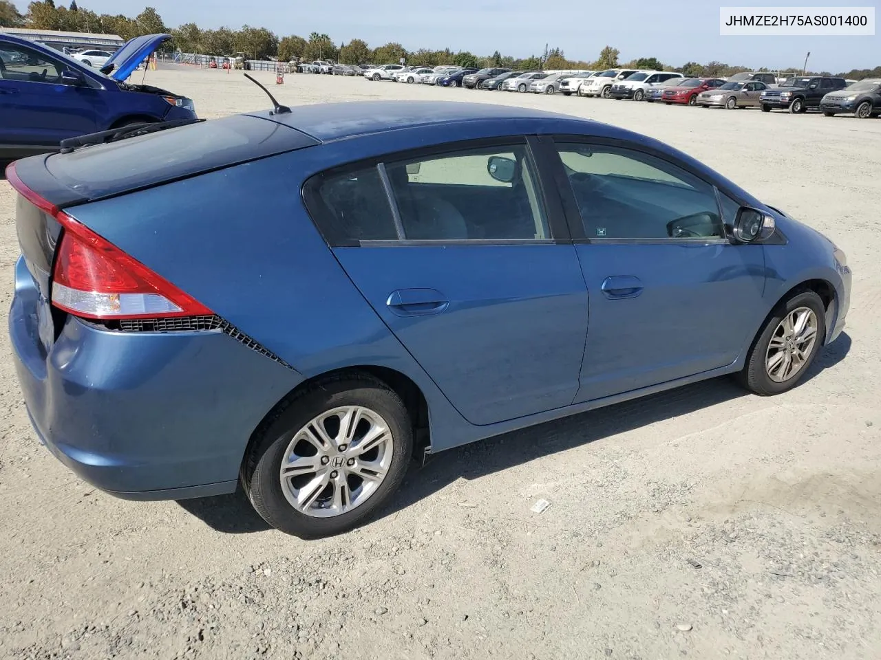 2010 Honda Insight Ex VIN: JHMZE2H75AS001400 Lot: 75128764